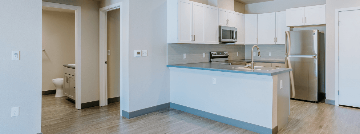 Flats at Ford Living/Kitchen